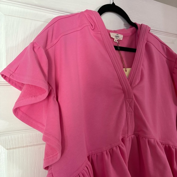 NWT! Entro Ruffle Top - Picture 4 of 8